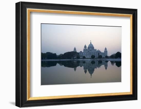 Victoria Memorial, Chowringhee, Kolkata (Calcutta), West Bengal, India, Asia-Bruno Morandi-Framed Photographic Print