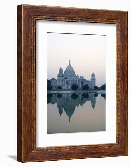 Victoria Memorial, Chowringhee, Kolkata (Calcutta), West Bengal, India, Asia-Bruno Morandi-Framed Photographic Print