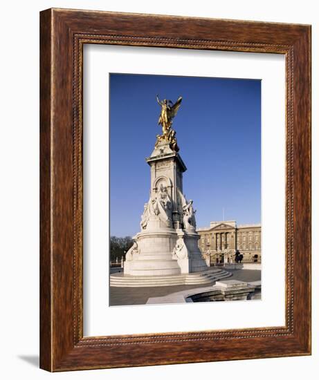 Victoria Memorial Outside Buckingham Palace, London, England, United Kingdom-Adam Woolfitt-Framed Photographic Print