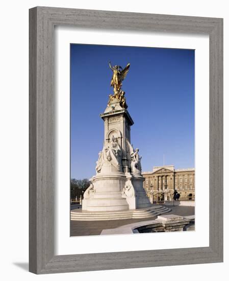 Victoria Memorial Outside Buckingham Palace, London, England, United Kingdom-Adam Woolfitt-Framed Photographic Print