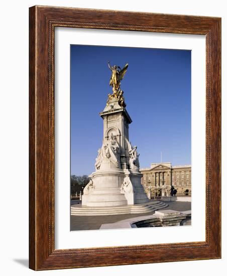 Victoria Memorial Outside Buckingham Palace, London, England, United Kingdom-Adam Woolfitt-Framed Photographic Print