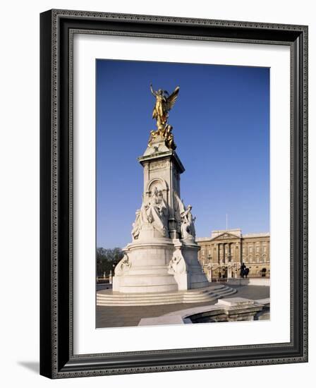 Victoria Memorial Outside Buckingham Palace, London, England, United Kingdom-Adam Woolfitt-Framed Photographic Print