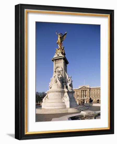 Victoria Memorial Outside Buckingham Palace, London, England, United Kingdom-Adam Woolfitt-Framed Photographic Print