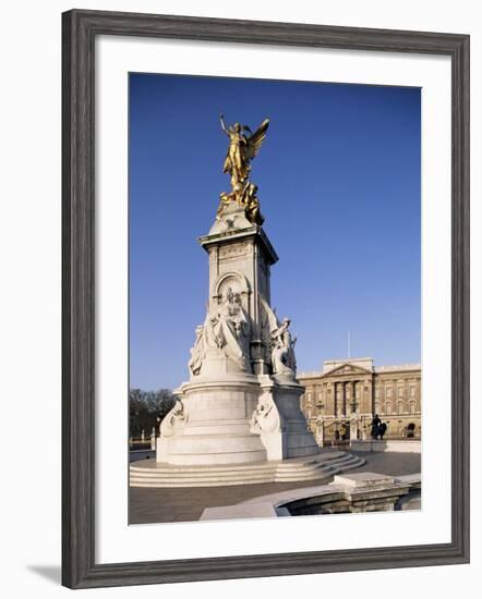 Victoria Memorial Outside Buckingham Palace, London, England, United Kingdom-Adam Woolfitt-Framed Photographic Print