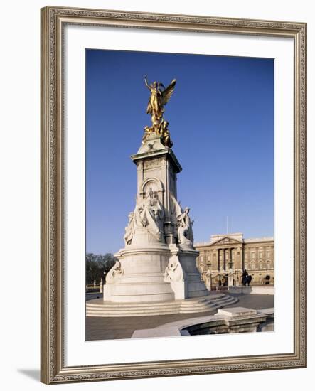 Victoria Memorial Outside Buckingham Palace, London, England, United Kingdom-Adam Woolfitt-Framed Photographic Print