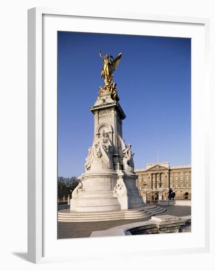 Victoria Memorial Outside Buckingham Palace, London, England, United Kingdom-Adam Woolfitt-Framed Photographic Print