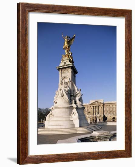 Victoria Memorial Outside Buckingham Palace, London, England, United Kingdom-Adam Woolfitt-Framed Photographic Print