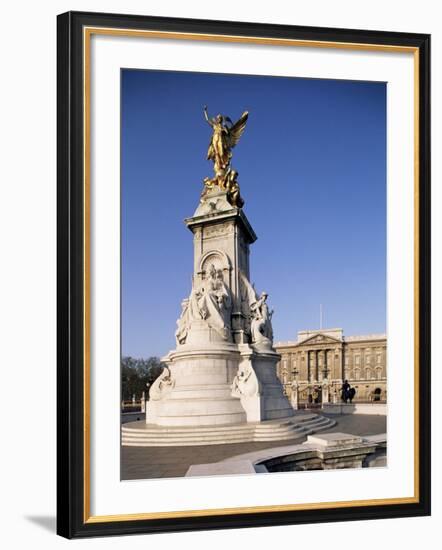 Victoria Memorial Outside Buckingham Palace, London, England, United Kingdom-Adam Woolfitt-Framed Photographic Print