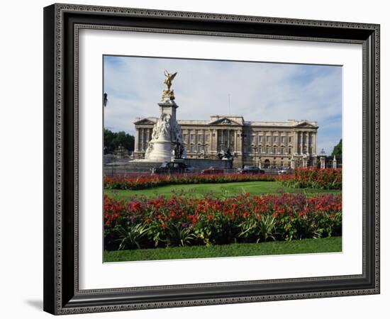 Victoria Monument and Buckingham Palace, London, England, United Kingdom, Europe-Rawlings Walter-Framed Photographic Print