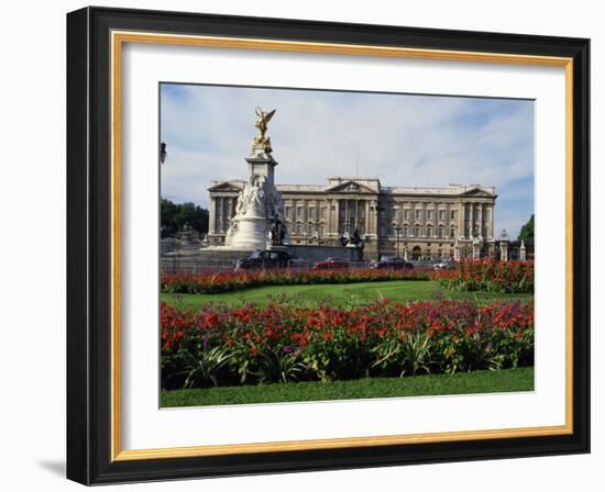 Victoria Monument and Buckingham Palace, London, England, United Kingdom, Europe-Rawlings Walter-Framed Photographic Print