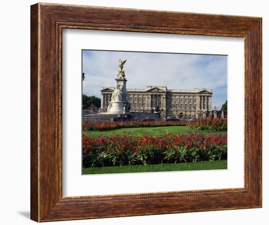 Victoria Monument and Buckingham Palace, London, England, United Kingdom, Europe-Rawlings Walter-Framed Photographic Print