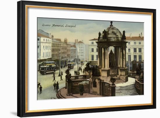 Victoria Monument, Liverpool-null-Framed Photographic Print