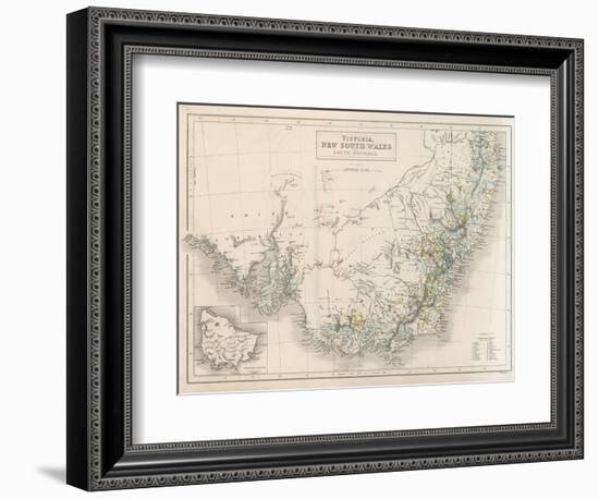 Victoria New South Wales South Australia-W. Hughes-Framed Photographic Print