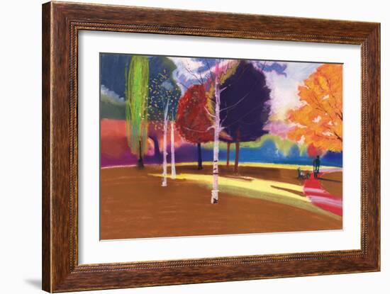 Victoria Park, Bath-Marco Cazzulini-Framed Giclee Print