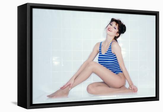 Victoria Principal-null-Framed Stretched Canvas