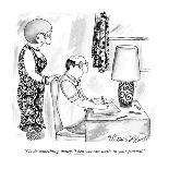 "I rub my body with animal fat and swim around Manhattan." - New Yorker Cartoon-Victoria Roberts-Premium Giclee Print