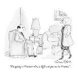 "What I don't get is why once we fly south we don't just stay there." - New Yorker Cartoon-Victoria Roberts-Premium Giclee Print