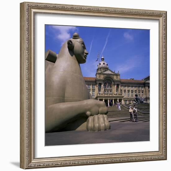 Victoria Square and Council House, Birmingham, West Midlands, England, United Kingdom-Geoff Renner-Framed Photographic Print