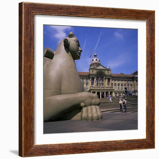Victoria Square and Council House, Birmingham, West Midlands, England, United Kingdom-Geoff Renner-Framed Photographic Print