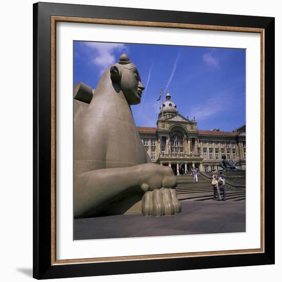 Victoria Square and Council House, Birmingham, West Midlands, England, United Kingdom-Geoff Renner-Framed Photographic Print