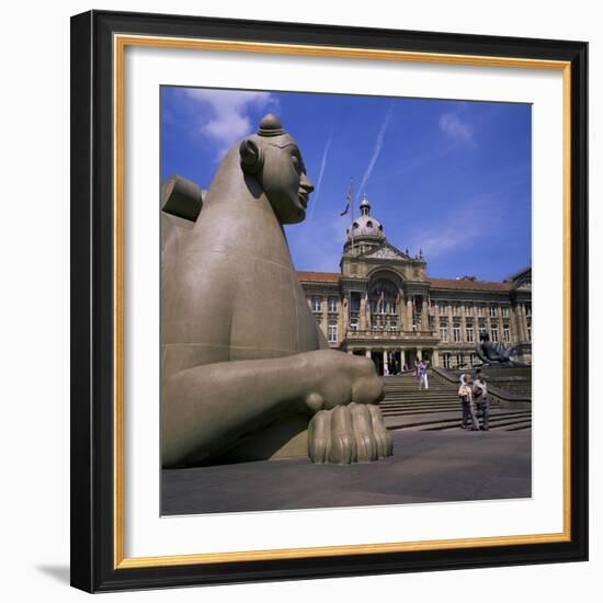 Victoria Square and Council House, Birmingham, West Midlands, England, United Kingdom-Geoff Renner-Framed Photographic Print