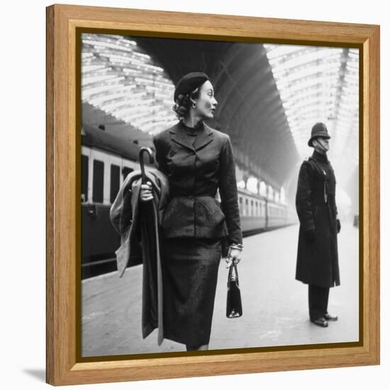 Victoria Station, London-Toni Frissell-Framed Stretched Canvas