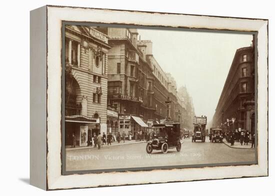 Victoria Street-null-Framed Premier Image Canvas