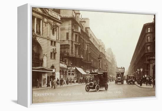 Victoria Street-null-Framed Premier Image Canvas