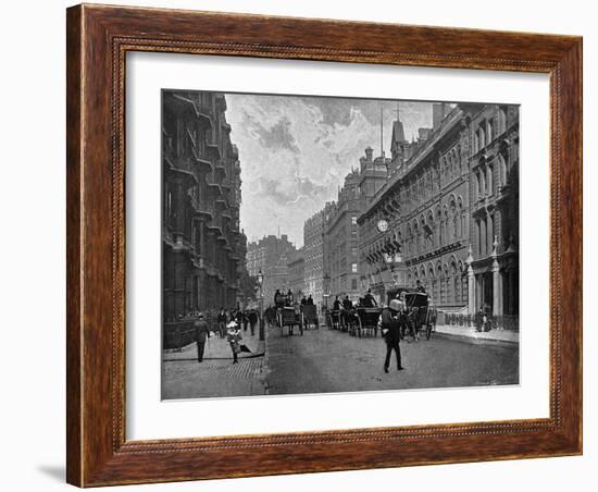 Victoria Street-null-Framed Art Print