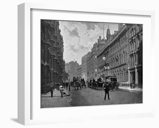 Victoria Street-null-Framed Art Print