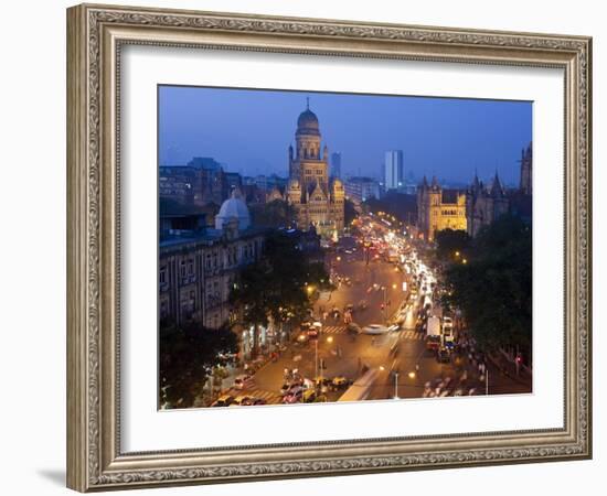 Victoria Terminus or Chhatrapati Shivaji Terminus (Cst), Mumbai (Bombay), India-Peter Adams-Framed Photographic Print