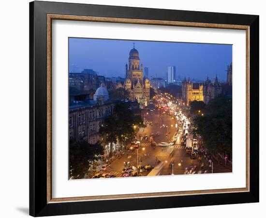 Victoria Terminus or Chhatrapati Shivaji Terminus (Cst), Mumbai (Bombay), India-Peter Adams-Framed Photographic Print