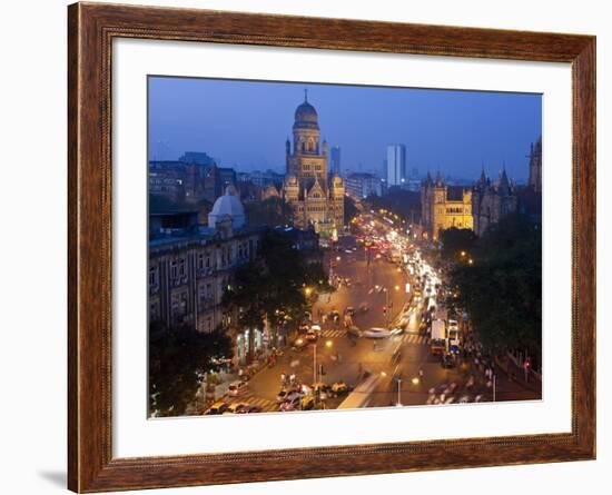 Victoria Terminus or Chhatrapati Shivaji Terminus (Cst), Mumbai (Bombay), India-Peter Adams-Framed Photographic Print