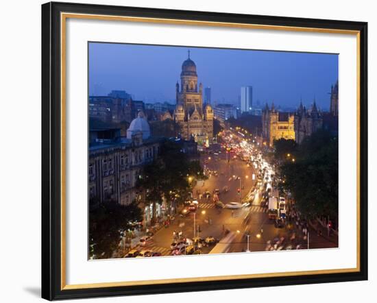 Victoria Terminus or Chhatrapati Shivaji Terminus (Cst), Mumbai (Bombay), India-Peter Adams-Framed Photographic Print