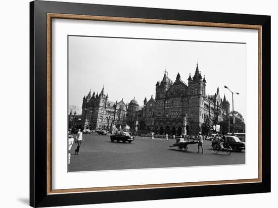 Victoria Terminus Railway Station, Mumbai, Maharashtra, India, 1982-null-Framed Photographic Print