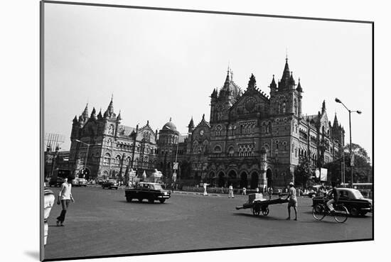 Victoria Terminus Railway Station, Mumbai, Maharashtra, India, 1982-null-Mounted Photographic Print