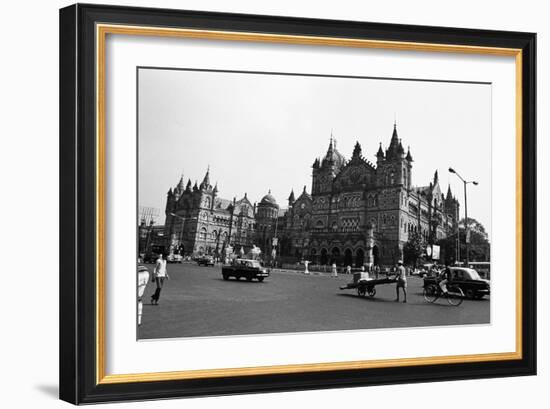 Victoria Terminus Railway Station, Mumbai, Maharashtra, India, 1982-null-Framed Photographic Print