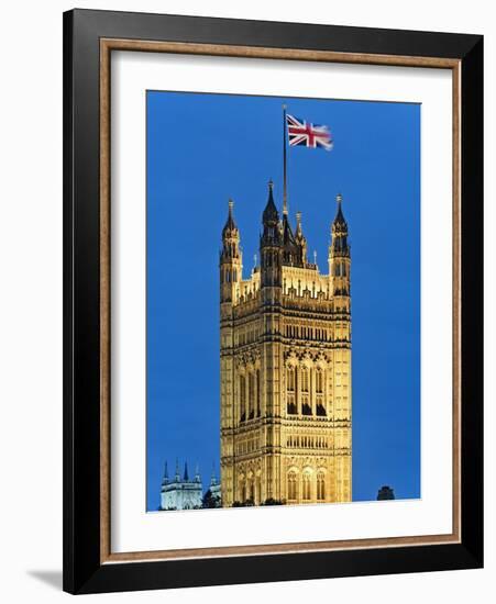 Victoria Tower and Houses of Parliament-Rudy Sulgan-Framed Photographic Print