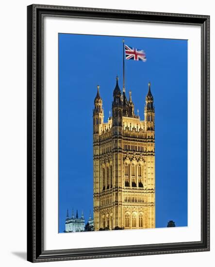 Victoria Tower and Houses of Parliament-Rudy Sulgan-Framed Photographic Print