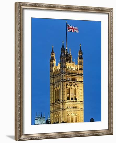 Victoria Tower and Houses of Parliament-Rudy Sulgan-Framed Photographic Print