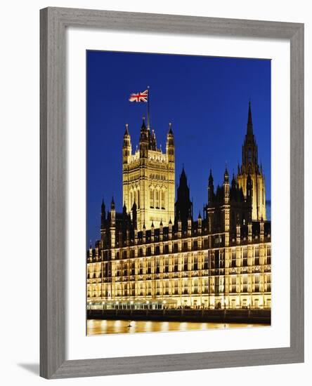 Victoria Tower and Houses of Parliament-Rudy Sulgan-Framed Photographic Print