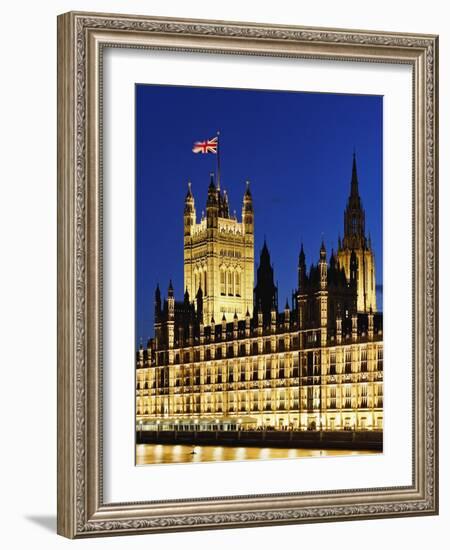 Victoria Tower and Houses of Parliament-Rudy Sulgan-Framed Photographic Print