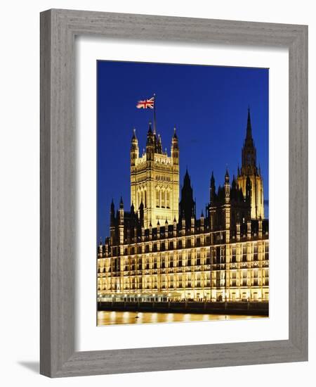 Victoria Tower and Houses of Parliament-Rudy Sulgan-Framed Photographic Print