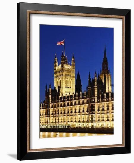 Victoria Tower and Houses of Parliament-Rudy Sulgan-Framed Photographic Print