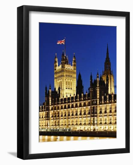 Victoria Tower and Houses of Parliament-Rudy Sulgan-Framed Photographic Print