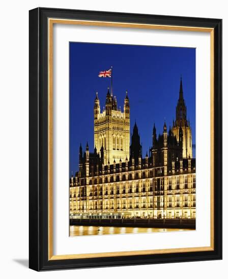 Victoria Tower and Houses of Parliament-Rudy Sulgan-Framed Photographic Print