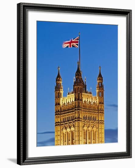 Victoria Tower and Houses of Parliament-Rudy Sulgan-Framed Photographic Print