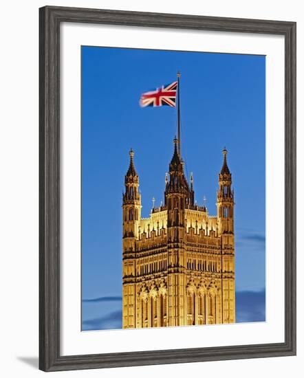 Victoria Tower and Houses of Parliament-Rudy Sulgan-Framed Photographic Print