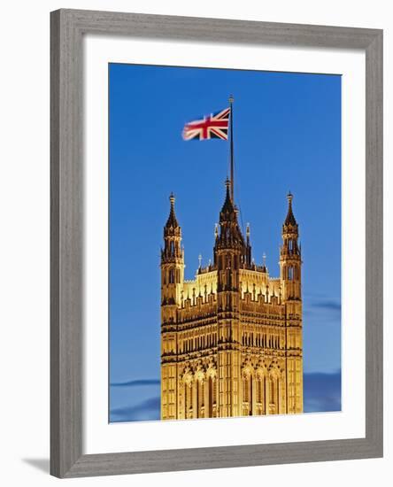 Victoria Tower and Houses of Parliament-Rudy Sulgan-Framed Photographic Print