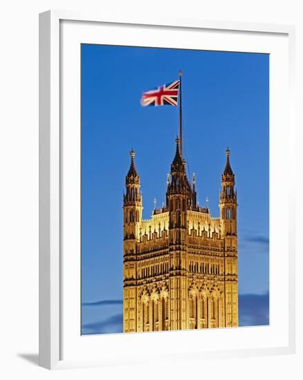 Victoria Tower and Houses of Parliament-Rudy Sulgan-Framed Photographic Print